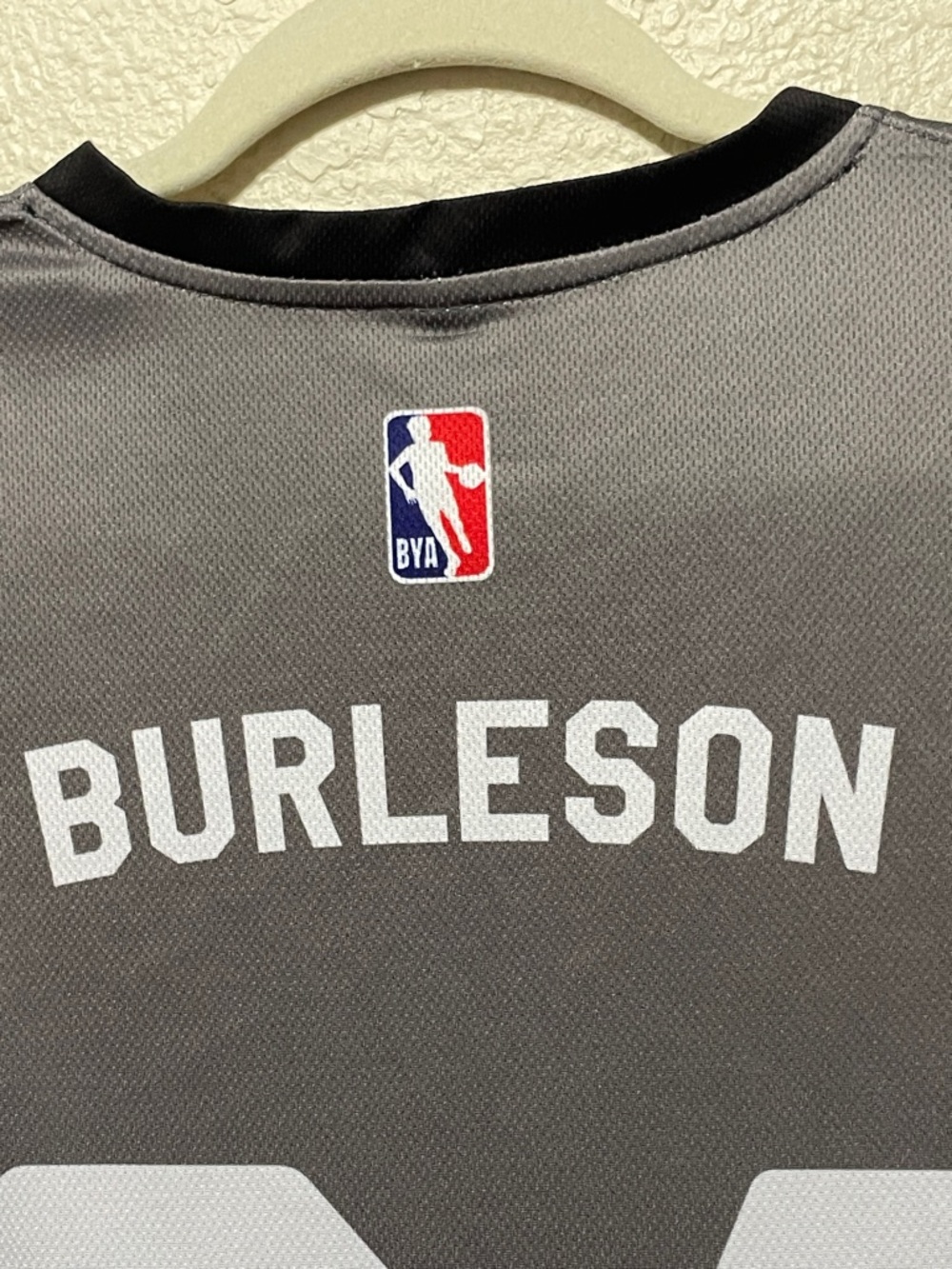 NBA Nets Burleson Men's Gray And Black Jersey. Good Condition. Size S. - Picture 5 of 6